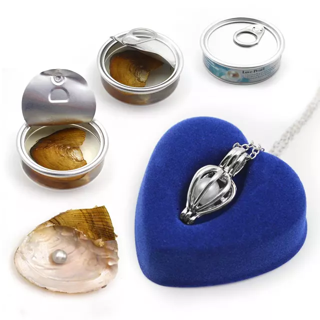 Love Wish Pearl Pendant Necklace Gift Box