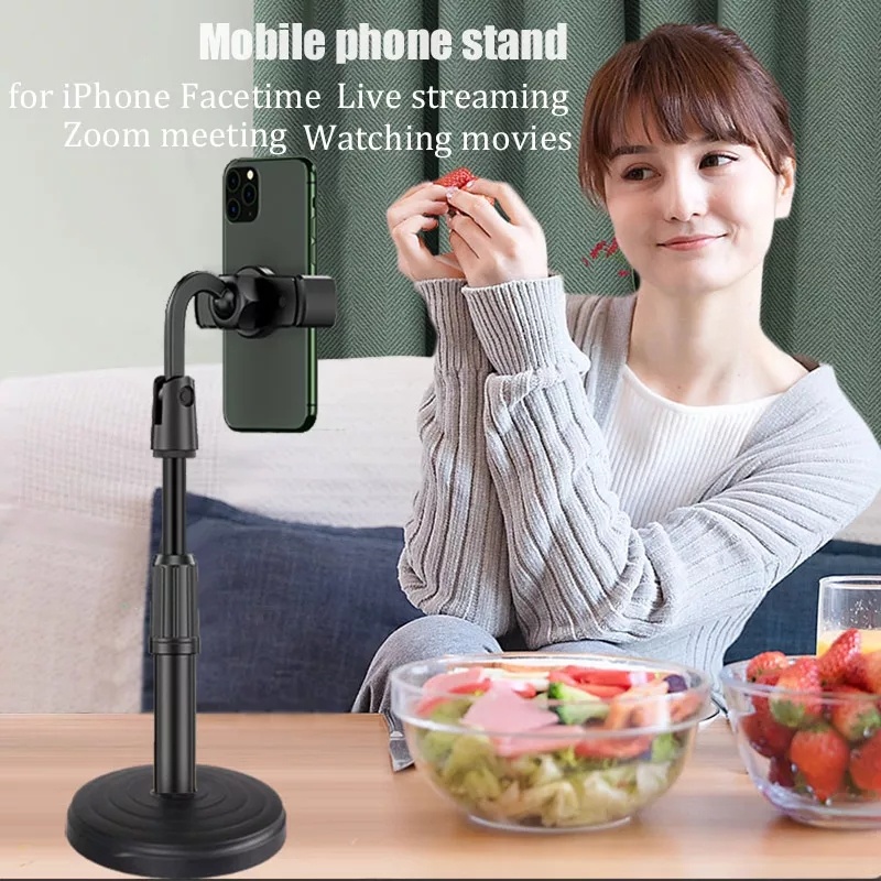 Height-Adjustable Mobile Phone Stand Holder: Elevate Convenience and Quality in Your Broadcasts