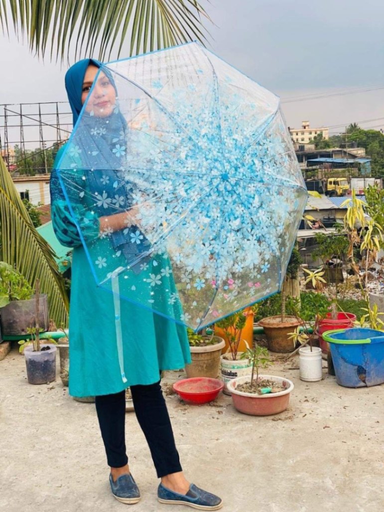 Transparent Umbrella ☂️ট্রান্সপারেন্ট ছাতা☂️